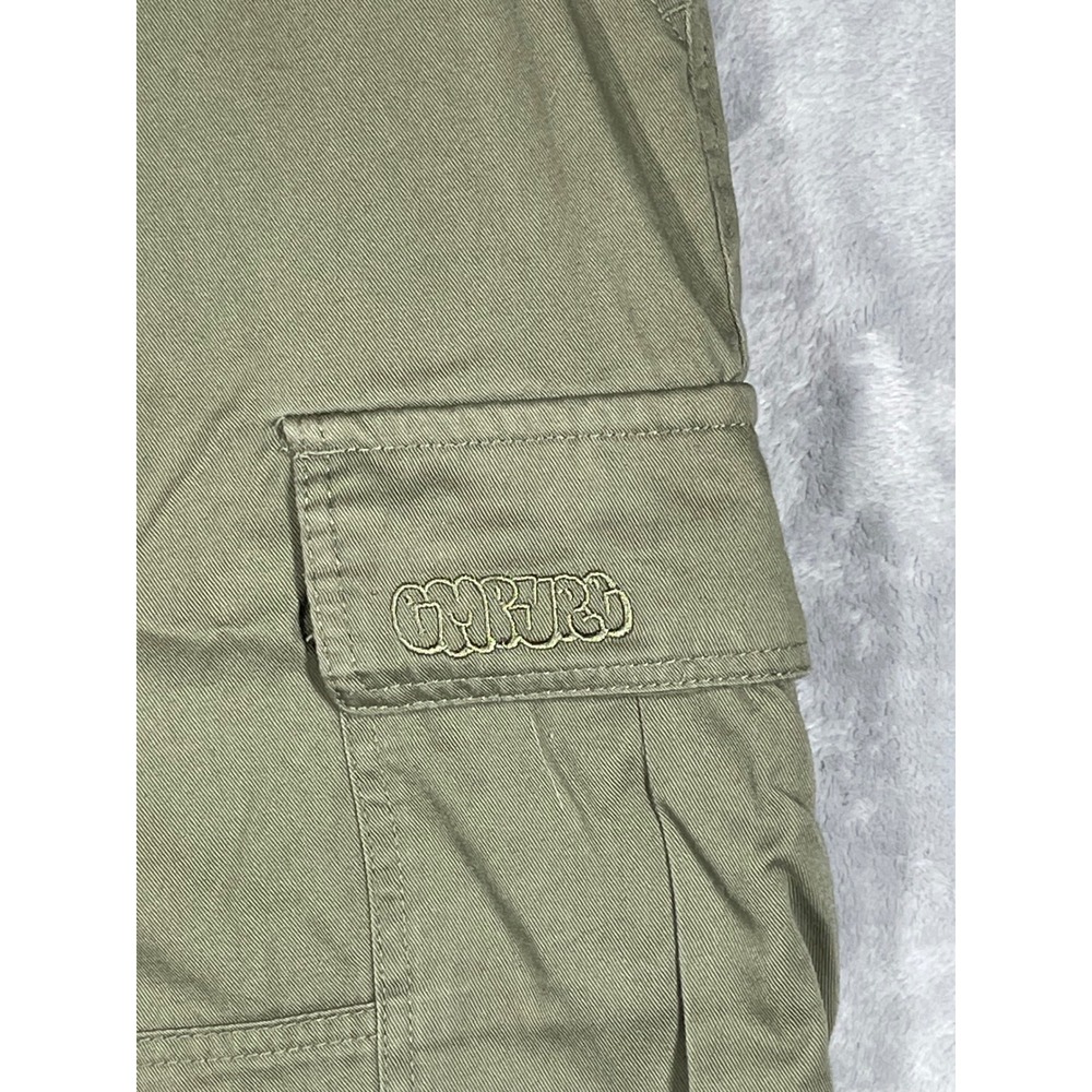 Empyre Convertible Cargo Pants Belted Olive Green Mens Medium Zip Off Shorts - Picture 3 of 13
